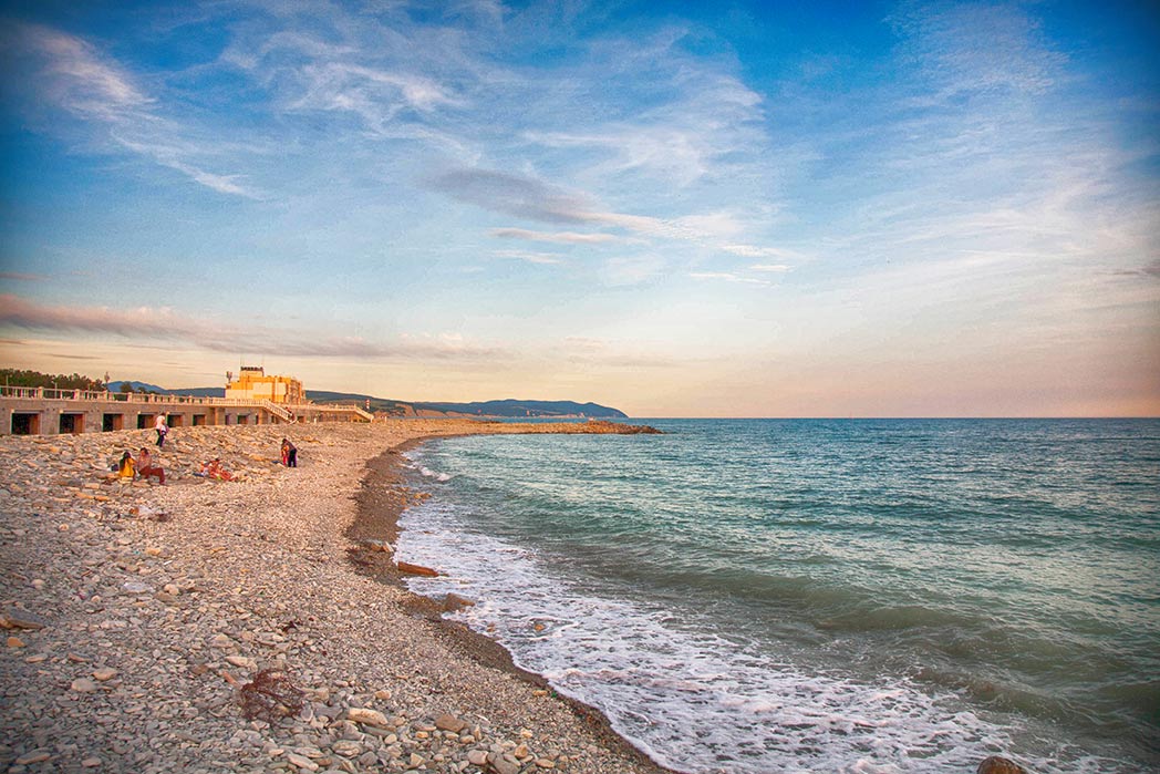 Гостиница "Лайм", Геленджик, пляж