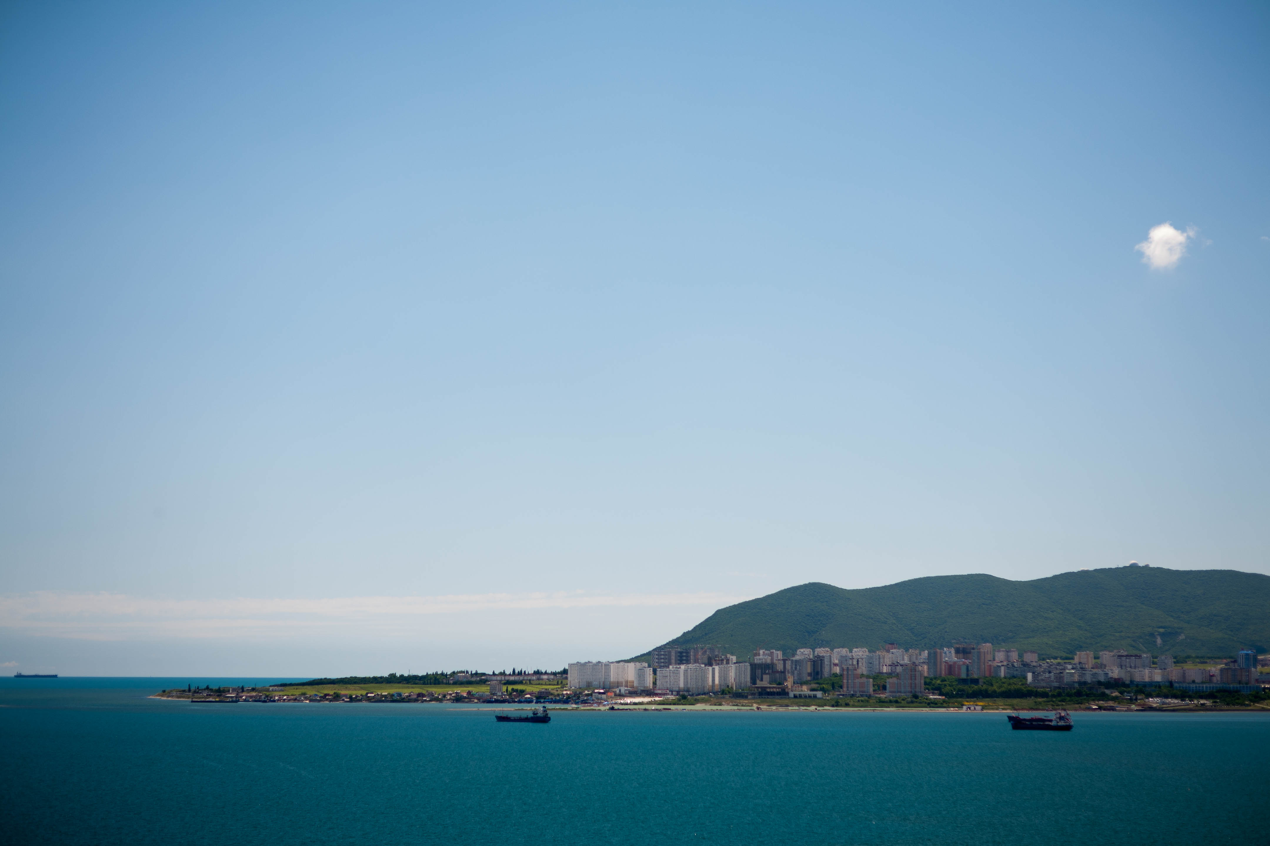 Вид на Новороссийск