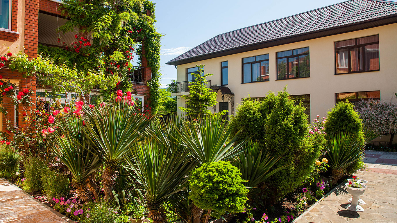 Гостиница "Лайм", Геленджик, Территрия